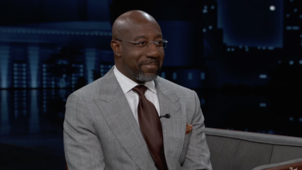 Raphael Warnock responds to Marjorie Taylor Greene on Jimmy Kimmel Live